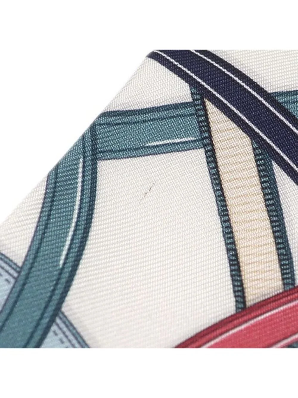 Hermes Scarf Twill Silk White Blue Jean Bois de Rose Harnais Legendaire